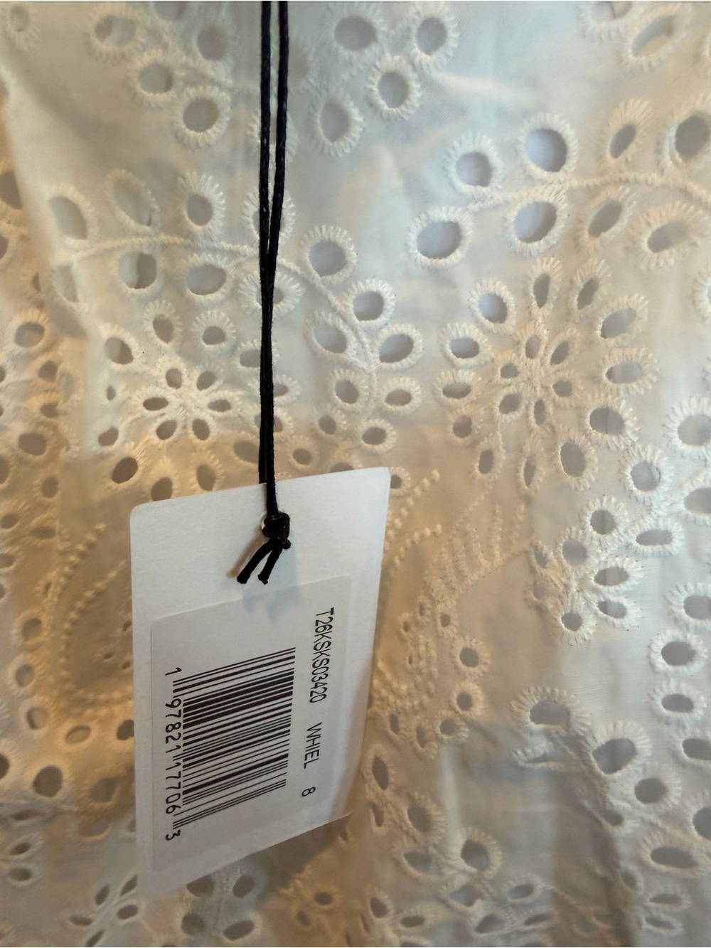 Few Moda o.p.t. Eyelet Maxi Skirt - White - Picture 6 of 7